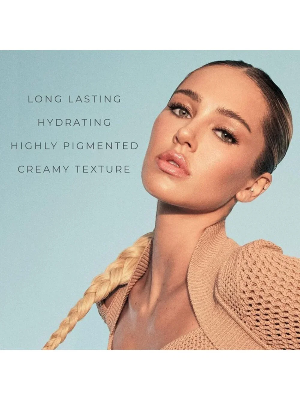 All-in-One Vegan Lip Kit - Long-Lasting Berry Lipstick, Gloss & Liner